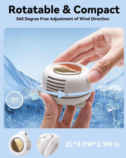 Connexg Portable Clip On Silent Mini Bladeless Fan
